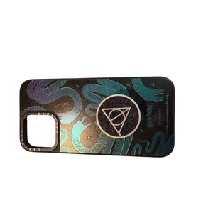 LIMITED Casetify  Mag Safe Harry Potter Slytherin CASE with Pop socket